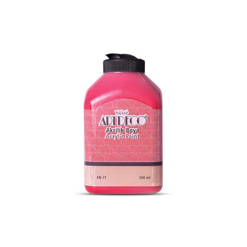 ARTDECO AKRİLİK BOYA 500ML 3015 ATEŞ KIRMIZISI