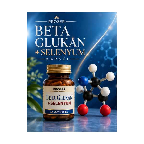PROSER BETA GLUKAN SELENYUM KAPSÜL   ( 60 ADET KAPSÜL) 