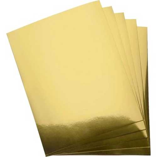 SİNGLE COLOR METALİK FON KARTONU 10LU GOLD