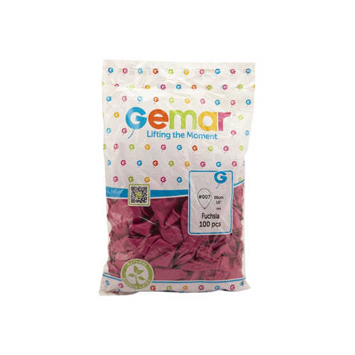 GEMAR BALON G90 26CM 100LÜ FUŞYA 007
