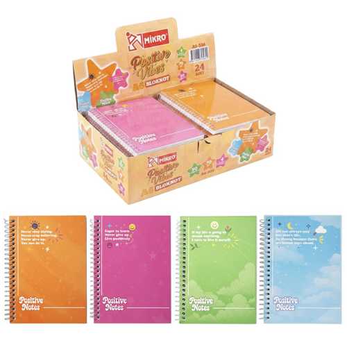 MİKRO A6-506 BLOKNOT 50SYF NEON POSİTİVE VİBE