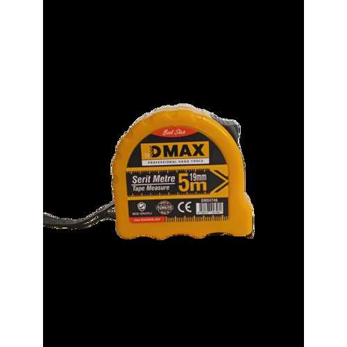 DMAX PROFESYONEL ŞERİT METRE 5MX19MM