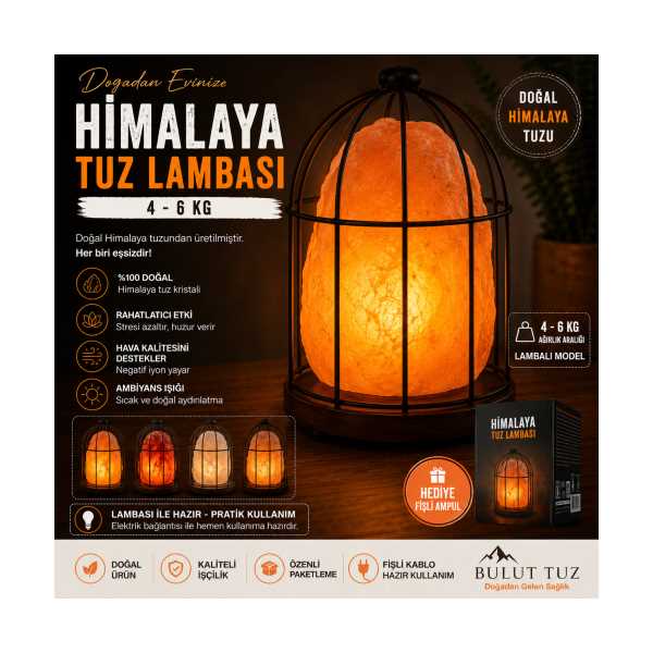 HİMALAYA TUZ LAMBA 4-6 KG