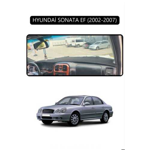 HYUNDAİ SONATA EF 2002-2007TORPİDO KORUMA HALISI SİYAH KENAR