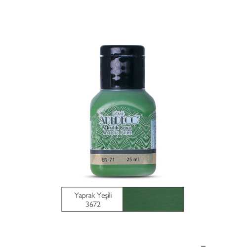 ARTDECO AKRİLİK BOYA 25ML 3672 YAPRAK YEŞİLİ