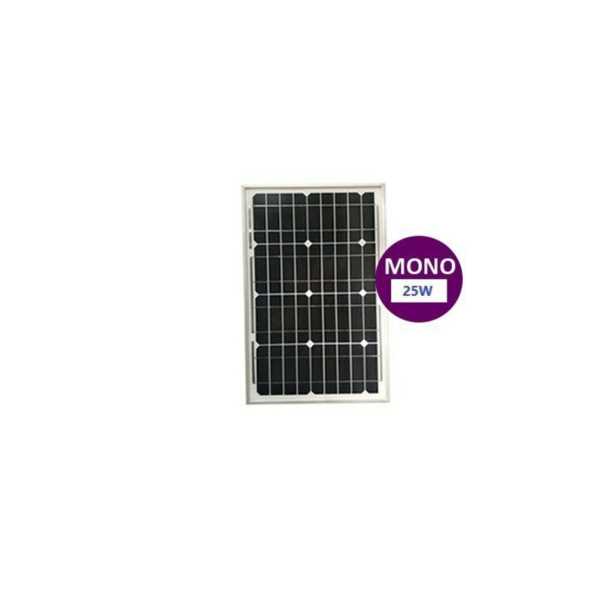 25 Watt Monokristal Güneş Paneli