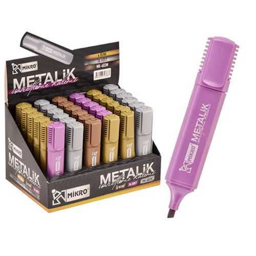 MİKRO MK-603M-36 METALİK RENKLİ İŞARET KALEM -36-