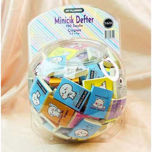 MOR MAVİ FANUS İÇİNDE KÜÇÜK DEFTER -175-