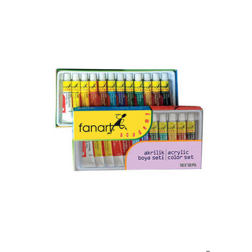 FANART ACADEMY AKRİLİK BOYA SETİ 12X12ML
