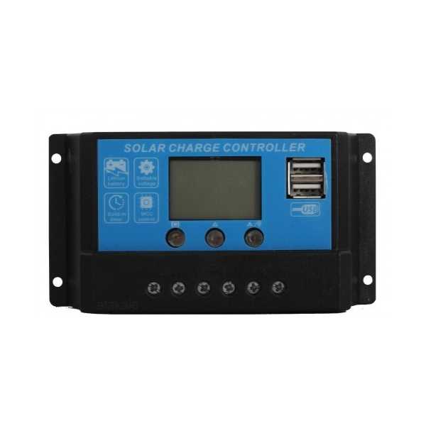 PWM 20Amper Solar Şarj Kontrol Cihazı 12/24Volt