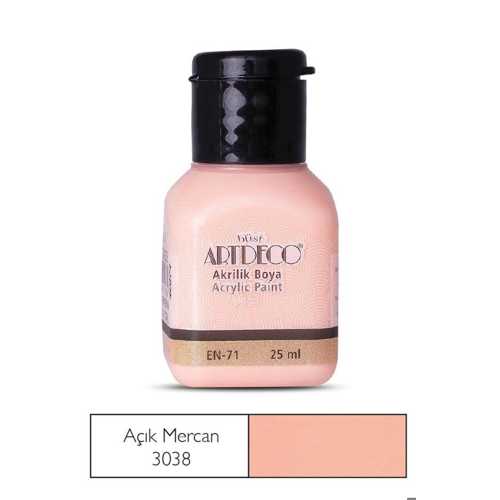 ARTDECO AKRİLİK BOYA 25ML 3038 AÇIK MERCAN