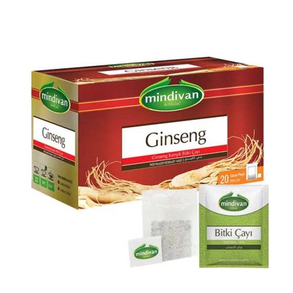 MİNDİVAN GİNSENG ÇAYI 20'Lİ BİTKİ ÇAYI