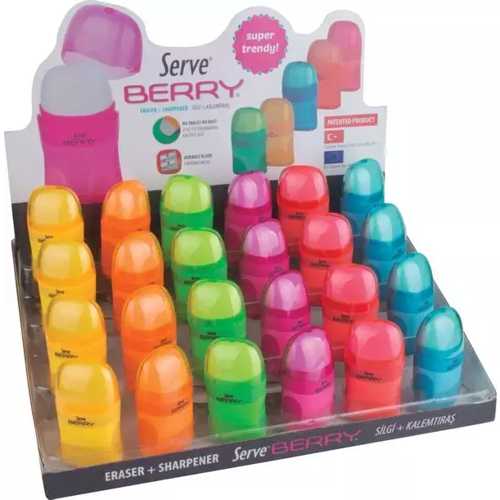 SERVE DEEP BERRY SİLGİLİ KALEMTIRAŞ -24-