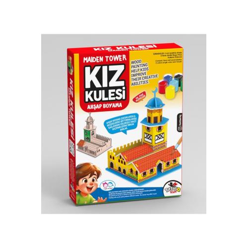 TOTTERİQ AHŞAP BOYAMA KIZ KULESİ 7320