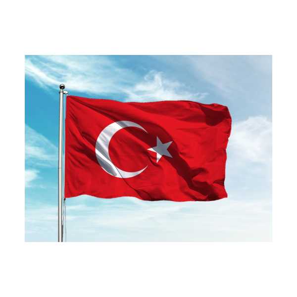 500X750 CM 1. KALİTE ALPAKA TÜRK BAYRAĞI
