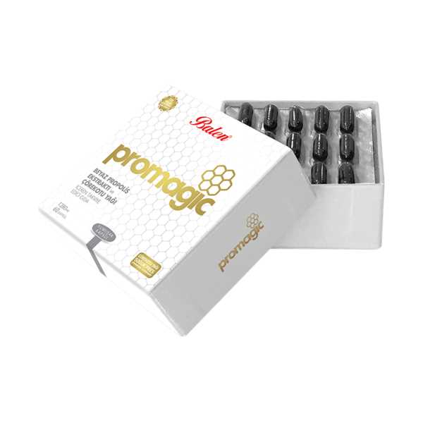 BALEN PROMAGİC PROPOLİS EKSTRAKTI VE ÇÖREKOTU YAĞI İÇEREN YUMUŞAK KAPSÜL - 60 KAPSÜL
