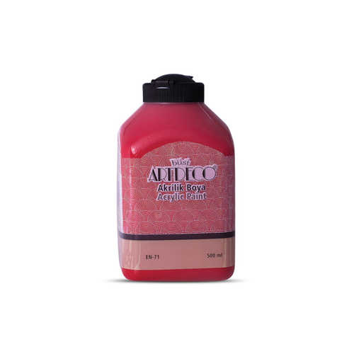 ARTDECO AKRİLİK BOYA 500ML 3675 ÇİLEK KIRMIZI