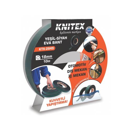 KNİTEX EVA BANT YEŞİL SİYAH 18MMX10MT KTX-2849