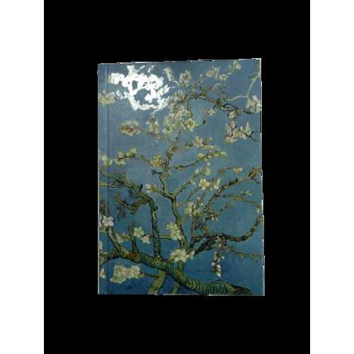 PRESTİJ S. KAPAK 14X20 LASTİKLİ DEFTER DALÇİÇEK