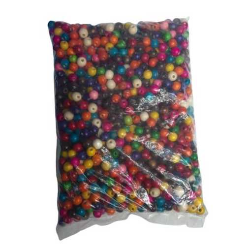 AHŞAP BONCUK RENKLİ 1KG 14MM YUVARLAK