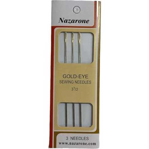 NAZARONE İTHAL YORGAN İĞNESİ 3½ 3LÜ GOLD