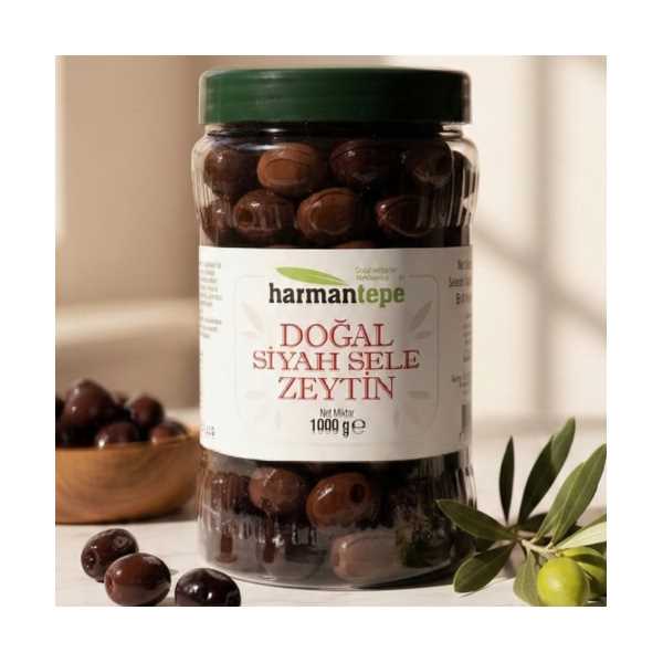 HARMANTEPE SİYAH ZEYTİN YAĞLI SELE 1KG M
