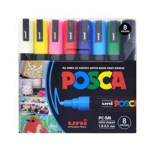 UNİ-BALL POSCA 1.8-2.5 SUBAZ. POSTER M.ANARENK 8Lİ