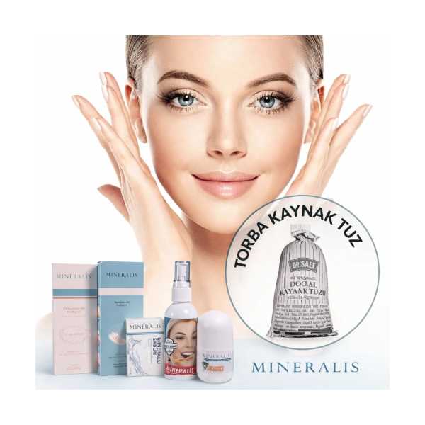 MİNERALİS KİŞİSEL BAKIM SETİ  *TORBA KAYNAK TUZ HEDİYELİ