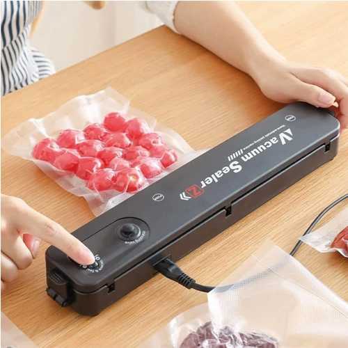 VACUUM SEALER EV TİPİ VAKUMLAMA VE YAPIŞTIRMA MAKİNESİ + 10 ADET VAKUM POŞETİ (4172)