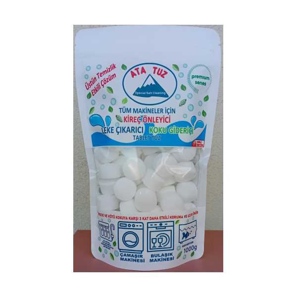 ATA TABLET TUZ, SU ARITMA, SU YUMUŞATMA, DEMİNERALİZASYON, TUZU 3'LÜ TANIŞMA PAKETİ (3000G)
