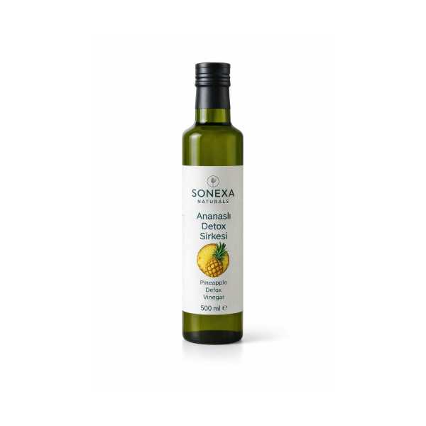 SONEXA NATURALS ANANASLI DETOX SİRKESİ DOĞAL FERMANTE 500 ML