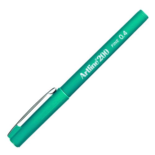 ARTLİNE 200N KEÇE UÇLU KALEM 0,4MM KOYU KOYU YEŞİL