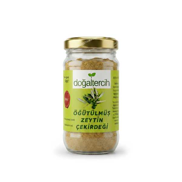 DOĞALTERCİH ÖĞÜTÜLMÜŞ ZEYTİN ÇEKİRDEĞİ TOZU 200 GR