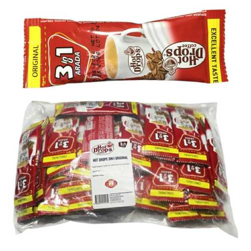 HOT DROPS 3Ü1 ARADA OTOBÜS İKRAMLIK HAZIR KAHVE 9 GR X 40 ADET