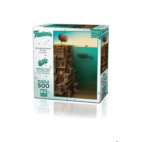 KS PUZZLE 500 LİFE UNDER THE GROUND