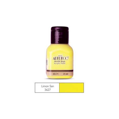 ARTDECO AKRİLİK BOYA 25ML 3627 LİMON SARI