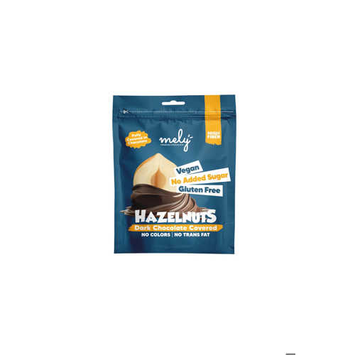 GLUTENSİZ SEKER ILAVESIZ VEGAN CIKOLATA KAPLI FINDIK 50GR