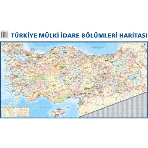 MEP TÜRKİYE FİZİKİ VE SİYASİ HARİTA 50X70