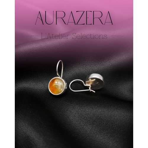 ÖZEL TASARIM SITRIN GÜMÜŞ KÜPE – L’ATELIER SELECTION