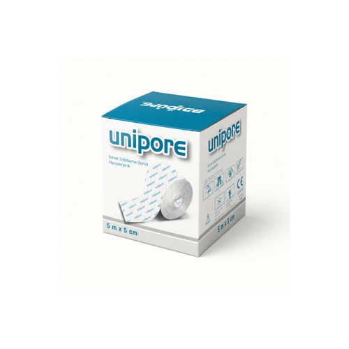 UNIPORE ESNEK SABITLEME BANDI HIPOALERJENIK 5 M X 5 CM – 1 ADET