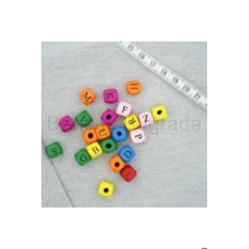 ESMAY HARF ZAR RENKLİ AHŞAP 10MM 40GR KUTU