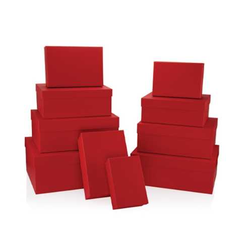 GIPTA YOUR RED DİKDÖRTGEN 10LU KUTU SETİ