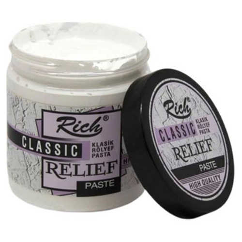 RİCH RÖLYEF PASTA BEYAZ 250ML- 350GR