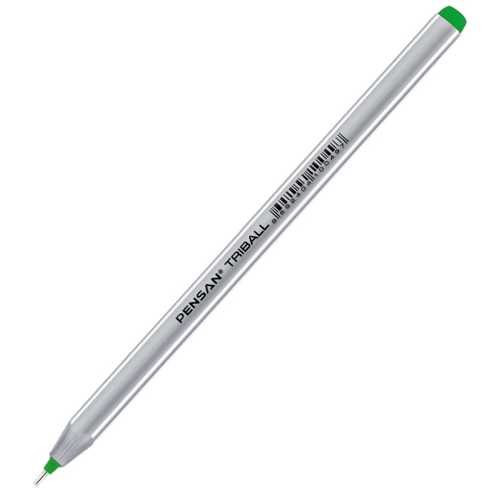 PENSAN TÜKENMEZ KALEM TRİBALL 1.0MM YEŞİL -12-