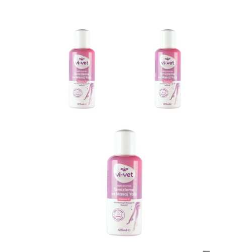 VIVET AĞDA SONRASI TEMIZLEME VE MASAJ YAĞI VITAMIN E 125ML × 3 ADET