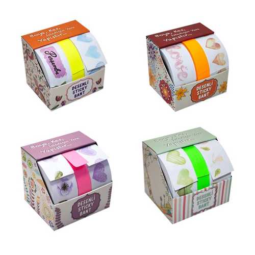 NOTYAZ DESENLİ BANT DB-95-96