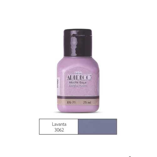 ARTDECO AKRİLİK BOYA 25ML 3062 LAVANTA