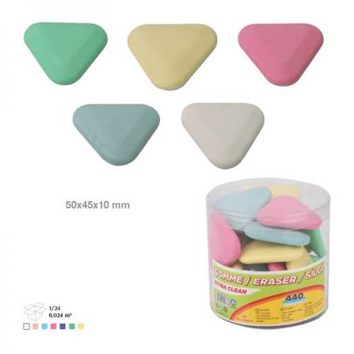 ARK SİLGİ ÜÇGEN NEON RENK 440 -25