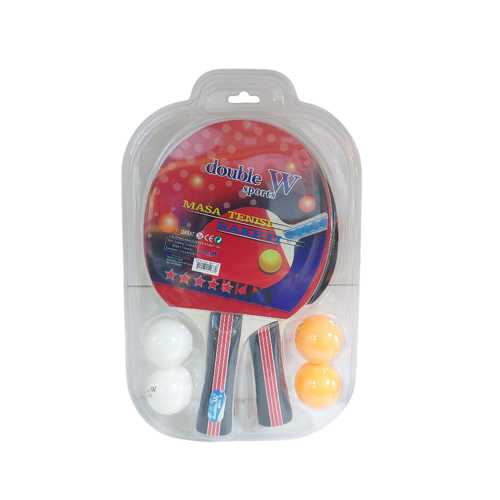 DOUBLE W MASA TENİSİ PİNPON RAKET SETİ RKT-38
