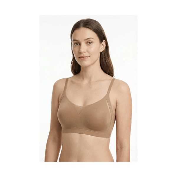 KADIN DİKİŞSİZ LAZER KESİM TÜL DETAYLI ÇIKARILABİLİR PEDLİ BALENSİZ KONFOR SÜTYEN BRALET